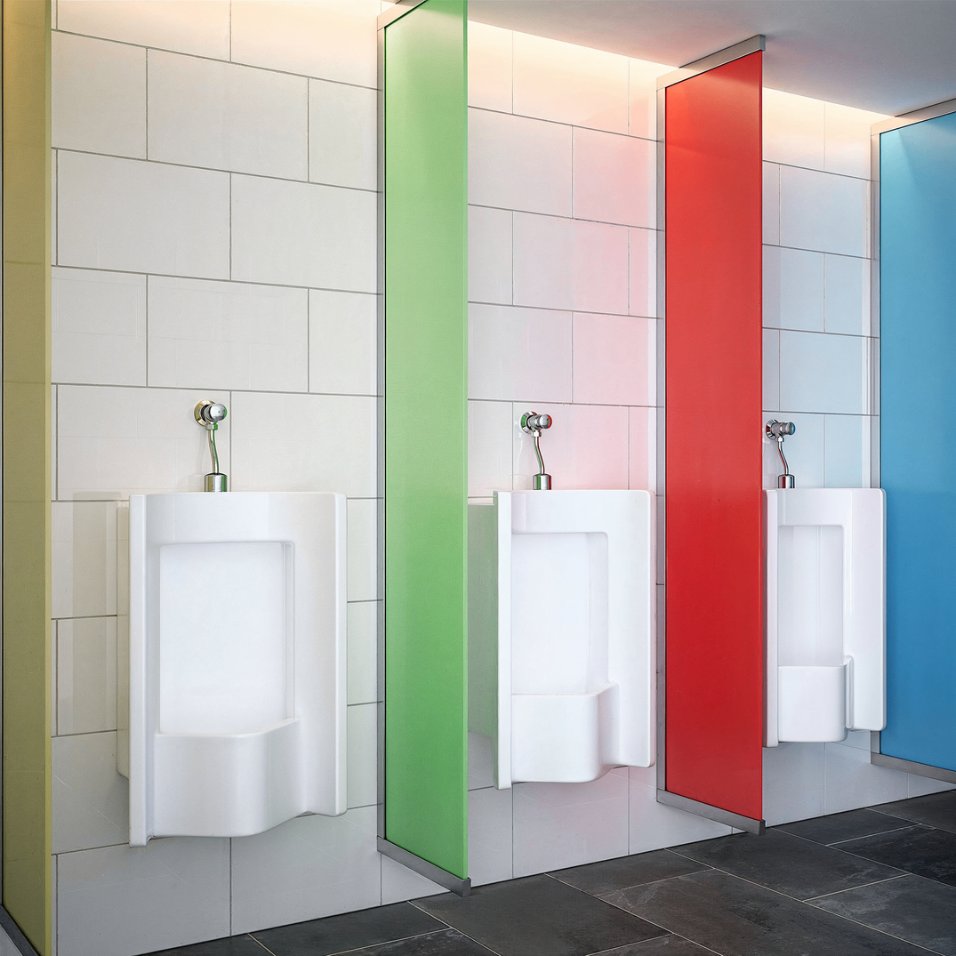 Aseos — Urinarios color